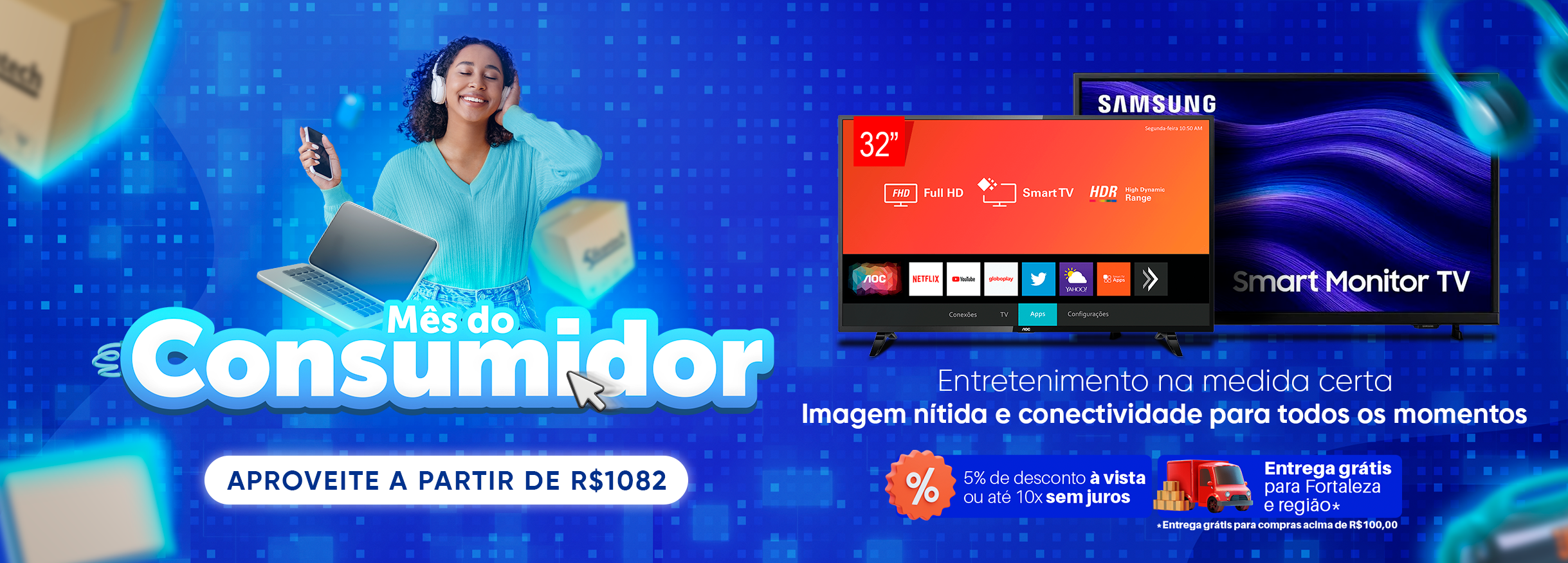 Mês do consumidor TVs