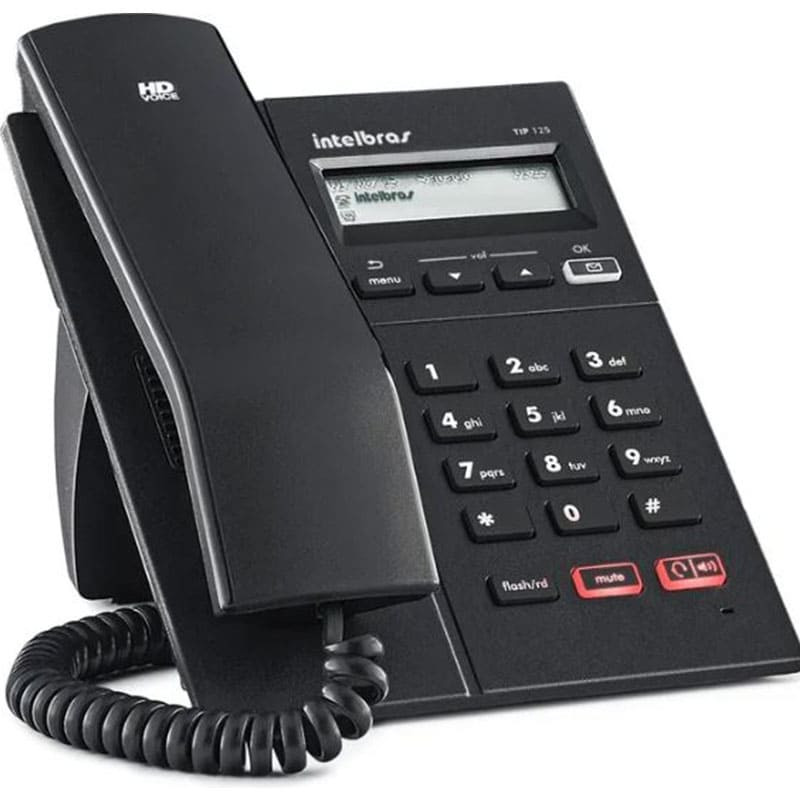 TELEFONE ** IP TIP 125I C/VISOR VOIP POE INTELBRAS