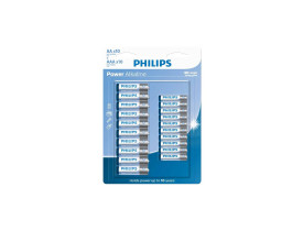 Kit De Pilhas Alcalina Aaa + Aa Com 10 Unidades Lr036P20Bp/59 Philips - 1