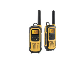 Radio Comunicador ** 26 Canais E 121 Subcanais Ate 20Km Preto/Amarelo Rc4102 Intelbras - 1