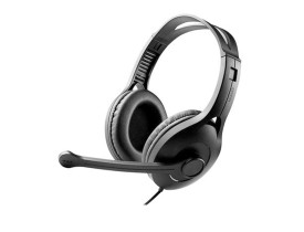 Headset Biauricular Over-Ear  P3 Com Microfone K800 Preto Edifier - 1
