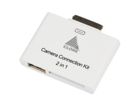 Kit Conexao Para Camera 2X1 Para Iphone/Ipad2 18057 Clone - 1