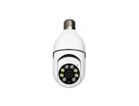 Lampada Camera De Seguranca Wifi Fhd Visao Noturna 360° 1080P Oem - 1