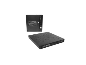 LEITOR E GRAVADOR DE CD/DVD-RW EXTERNO USB 3.0 TYPE-C COM ENTRADA USB/ SD/MICRO SD DG-325C GLOBAL - 1