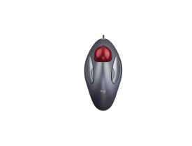 Mouse Usb Optico Cinza Trackball Marble Logitech - 1