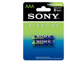 Pilha Alcalina AAA Blister Com 2 Unidades 1.5V Am4L-B2D Sony - 1
