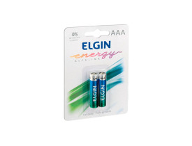 Pilha Alcalina AAA Blister Com 2 Unidades 82154 Elgin CE - 1