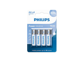 Pilha Alcalina AAA Blister Com 4 Unidades Power Alkaline Philips - 1