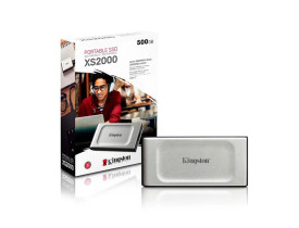 SSD 500GB XS2000 USB-C 3.2 EXTERNO SXS2000/500G LEITURA 2000MB/S E GRAVACAO 2000MB/S KINGSTON - 1