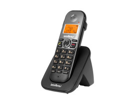 TELEFONE SEM FIO + 1 RAMAL PRETO TS5122 INTELBRAS - 1