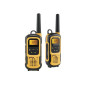 Radio Comunicador ** 26 Canais E 121 Subcanais Ate 20Km Preto/Amarelo Rc4102 Intelbras - 1