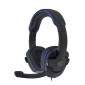 Headset Gamer Stalker Biauricular Usb Com Microfone Preto/Azul Hs209 Oex - 1