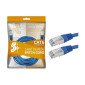 Cabo Patch Cord Cat6 2,0 Metros  Ftp Azul 5+ - 1