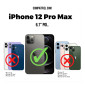Case Para Iphone 12 Pro Max 360° Termoplastico Frente E Verso Preta Gs-4154 Gshield - 2