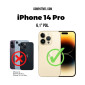 Case Para Iphone 14 Pro Guardian Preta Gs-5846 Gshield - 2