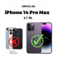 Case Para Iphone 14 Pro Max 360° Termoplastico Frente E Verso Preta Gs-5368 Gshield - 2