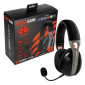 Headset Gamer Spark Biauricular Usb Com Microfone Preto/Cinza Hs317 Oex - 1
