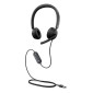 Headset Biauricular Com Microfone Usb Preto 6Id00012 Microsoft - 1