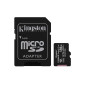 Memory Card 256Gb Mcro Sd Plus Sdhc Classe 10 Canvas Select Kingston - 1