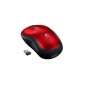 Mouse Mini * Sem Fio Optico M185 Vermelho Logitech - 3