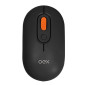 Mouse Retro Sem Fio Optico Preto Ms604 Oex - 1