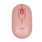 Mouse Retro Sem Fio Optico Rosa Ms604 Oex - 1
