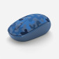 Mouse Sem Fio Optico Bluetooth Low Energy Azul Camuflado 8Kx-00002 Microsoft - 3