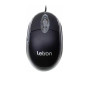 Mouse Usb Optico Basic Dpi L-Black 1601 R8 Letron - 1