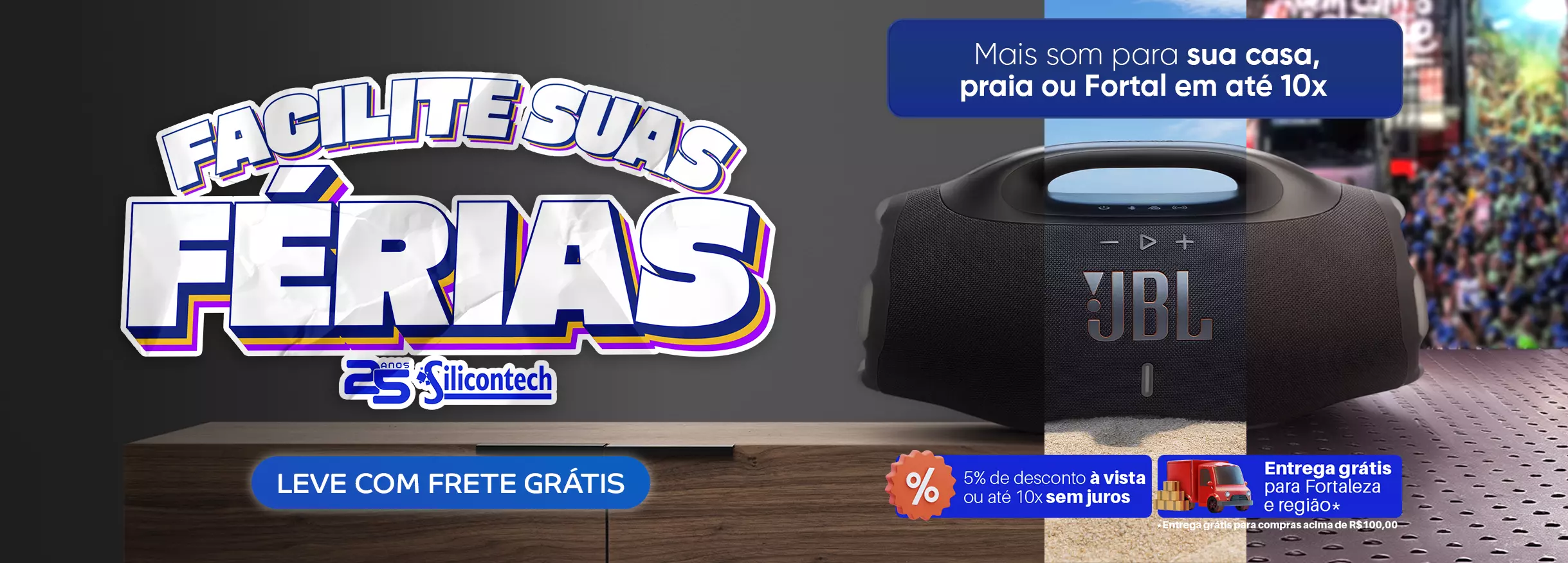 Facilite suas férias JBL