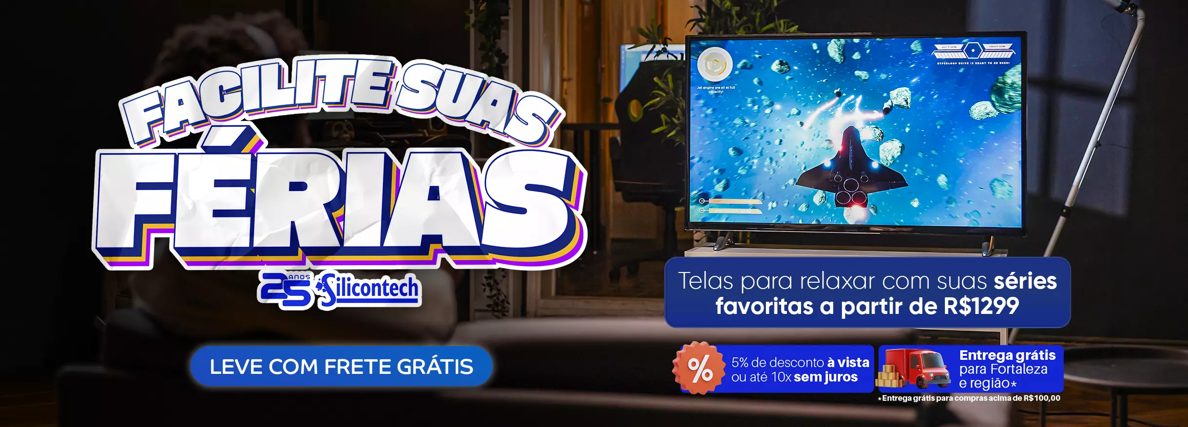 Facilite suas férias TV