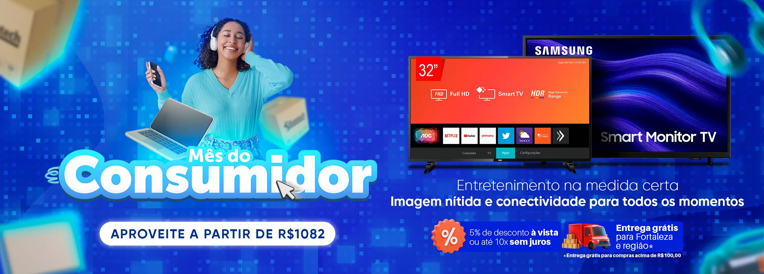 Mês do consumidor TVs