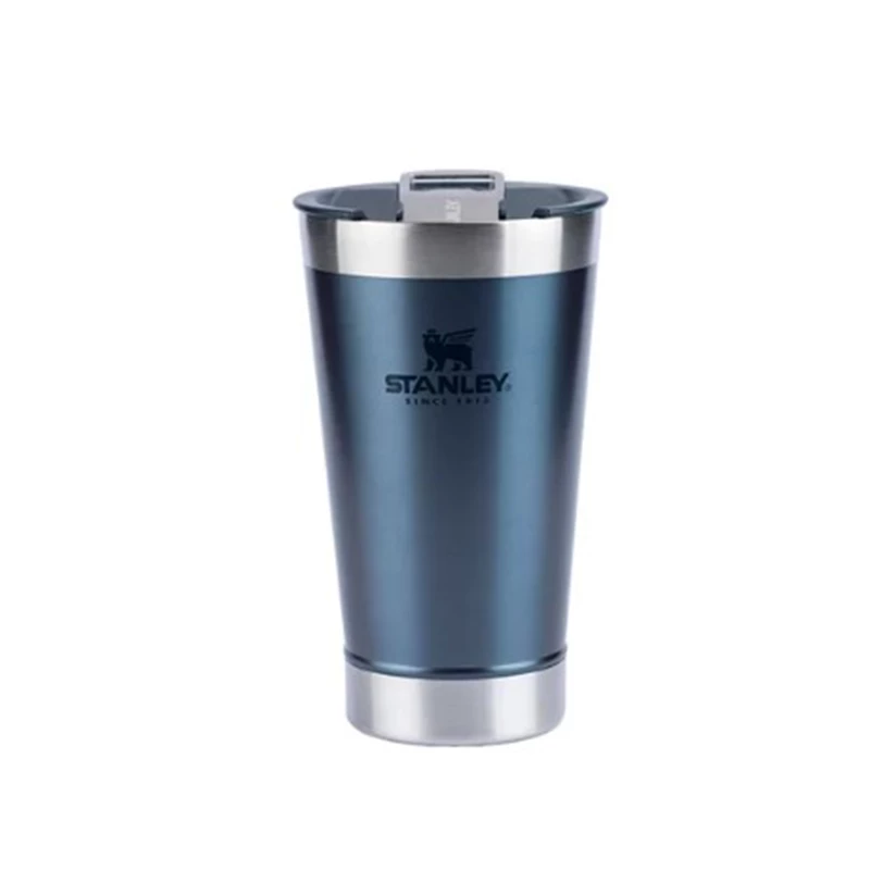 Copo Termico Com Tampa 473Ml Azul 08027-04 Stanley