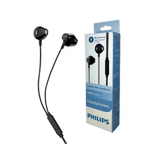 Fone De Ouvido Com Fio Preto Taue101Bk/00 Philips - 1