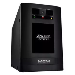 Nobreak 1500Va Action 3.1 Entrava Bivolt Saida 115V 02 Bateria 12V/07Ah Ups0230 Mcm - 1