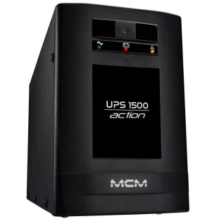 Nobreak 1500Va Ups1500 Action 3.1 Entrava Trivolt Saida 115V 02 Bateria 12V/07Ah Ups0261 Mcm - 1