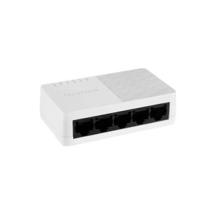 Switch 05 Portas 10/100/1000 Ds-3e0505d-o Hikvision - 1