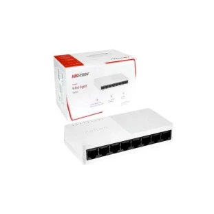 Switch 08 Portas 10/100/1000 Gigabit Ds-3e0508d-o Hikvision - 1
