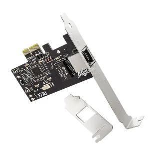 PLACA DE REDE DUAL PORT PERFIL BAIXO PCI-EXPRESS 10/100/1000 INTEL - 1