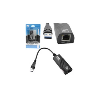 Adaptador Usb 3.0 X Rj45 10/100/1000 Mbps Preto Cb0410Sk Shinka - 1
