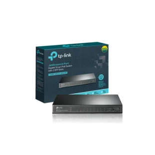Switch 08 Portas 10/100/1000 Mps Smart Poe Jetstream T1500G Tl-Sg2210P Tp-Link - 1