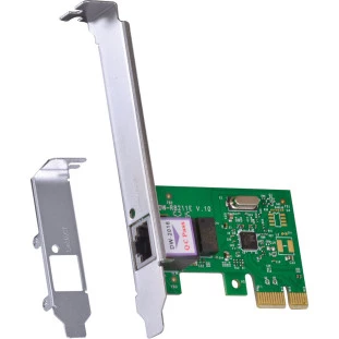 Placa Rede Pci-Express 10/100/1000 Prv1000E Low Profile Rtl8111E Vinik - 1