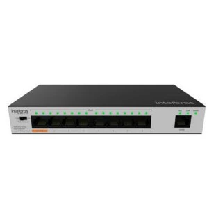 Switch 08 Portas Nao Gerenciavel 10/100/100 Sf 900 Hi-Poe JL680a Inte Aruba - 1