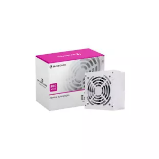 Fonte Atx 350W Ps/2 Bivolt Blu350-Pfcps2w Branco Bluecase - 1
