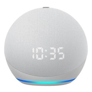 Caixa De Som Alexa Echo Dot 5 Ger Display Integrado Branco Amazon - 3