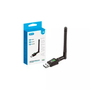 Adaptador Wireless 2.4G/5.8G Wi-fi Usb 2.0 600Mbps Ad0698kp Knup - 1