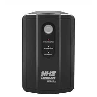 Nobreak 1200Va Compact Plus 4 Entrada Bivolt Saida 120V 02 Baterias 12V/7Ah 90.C1.B01200 Nhs - 1
