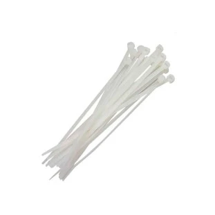 Abracadeira Nylon Branca 300 x 7,6 200 Unidades Omega - 1