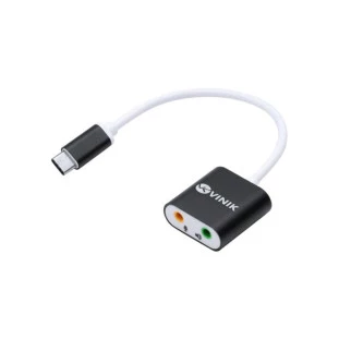 Adaptador Fone De Ouvido P2 Para Usb Tipo C Fone + Microfone Adfmusbtc Vinik - 1