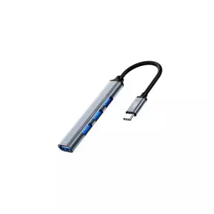 Adaptador Usb Hub Extensor X Usb-C 4 Em 1 Hub41a-V2 Elg - 1