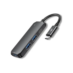 Adaptador Usb Hub Extensor X Usb-C 4 Em 1 Hub41c-V2 Elg - 1